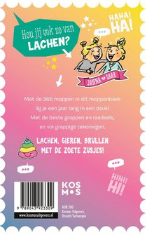 De Zoete Zusjes moppenboek achterzijde