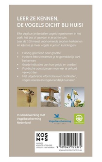 Vogels in en rond de tuin achterzijde