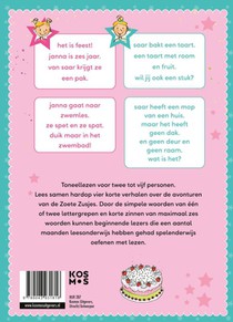 Samen lezen met de Zoete Zusjes achterzijde