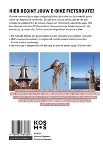 75 leuke e-bike routes door Nederland achterzijde