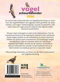 Vogelscheurkalender 2026 achterkant