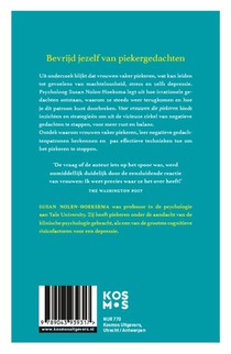 Voor vrouwen die piekeren achterzijde