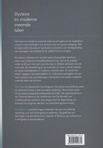 Dyslexie en moderne vreemde talen achterzijde