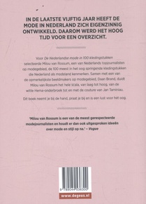 De nederlandse mode in 100 kledingstukken achterzijde