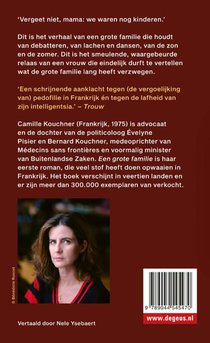 Een grote familie achterzijde