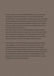 Mijn strijd achterzijde