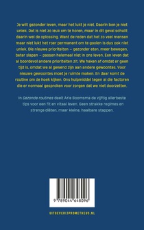 Gezonde routines achterzijde