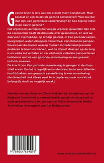Een gezonde samenleving achterzijde