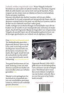 Het bed met de gouden poot achterzijde
