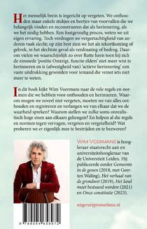 Actieve herinnering achterzijde