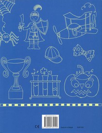 Het stoere jongens kleurboek achterzijde