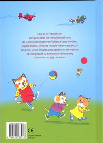 Richard Scarry vriendenboek achterzijde