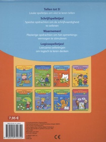 Reuzeleuk speel- en leerblok Tel- en schrijfoefeningen (4-5 j.) achterzijde