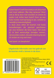 Speel- en leerkaarten - Ik leer lezen (6-7 j.) achterkant