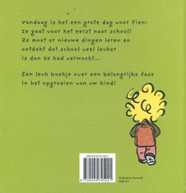 Fien gaat voor het eerst naar school achterzijde