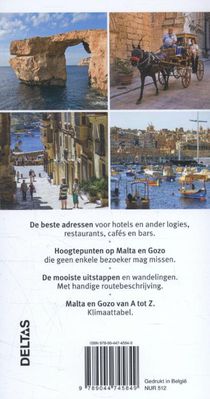 Malta en Gozo achterzijde