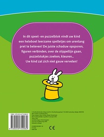Leerrijk spelletjesblok achterzijde
