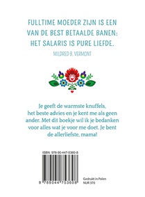 Mama je bent de allerliefste! achterzijde