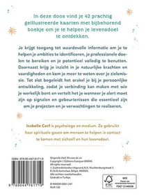 De weg naar je levensdoel - Boek en orakelkaarten achterzijde