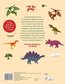 Super stickerpret - Dinosaurussen achterzijde