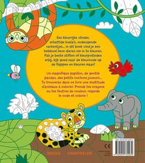 Kleuren op nummer - Lieve dieren / Les gentils animaux - Coloriages codés achterzijde