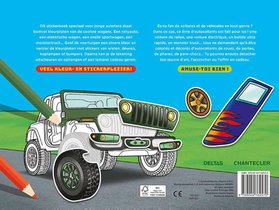Color & Sticker Fun - Coole auto's / Color & Sticker Fun - Super voitures achterzijde