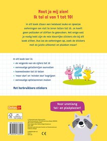 Tellen van 1 tot 10 met stickers achterzijde