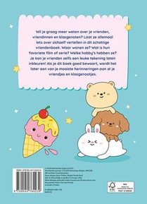Ik hou van Kawaii vriendenboek achterzijde