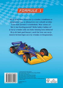 Formule 1 vriendenboek achterzijde