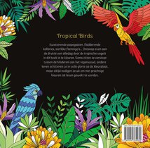 Tropical Birds - Kleuren voor volwassenen achterzijde