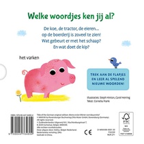 Mijn eerste woordjes - Op de boerderij achterzijde