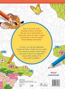 Disney Kleuren op nummer / Disney - Coloriages codés achterzijde