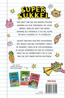 Super Sukkel en de tijdtrompet achterzijde