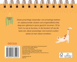 Kattengeluk - Tafelstaander achterzijde