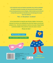 Super girls Sticker Fun - Aankleedpoppen / Super girls Sticker Fun - Poupées à habiller achterzijde