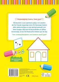 Hoera, 2 jaar! Kleurpret voor kleine handjes achterzijde