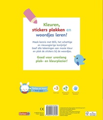 Mijn allereerste stickerboek met woordjes achterzijde