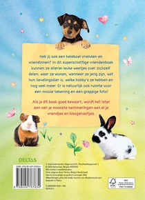 Fluffy Friends vriendenboek achterzijde