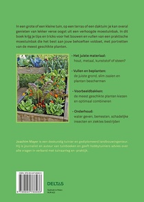 De verhoogde moestuin achterzijde