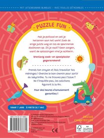 Puzzle Fun - Doolhoven / Puzzle Fun - Labyrinthes achterzijde
