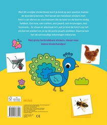 Op de boerderij Stickerboek achterzijde