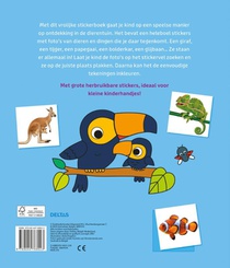 In de dierentuin Stickerboek achterzijde