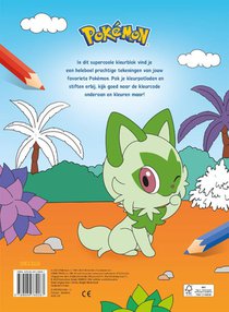 Pokémon Kleuren op nummer achterzijde