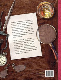 Sherlock Holmes zoek- en puzzelboek achterzijde
