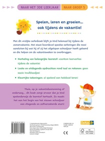 Vakantie oefenpret - Leuke herhalingsoefeningen taal, spelling en rekenen (naar het 3de leerjaar / naar groep 5) achterzijde