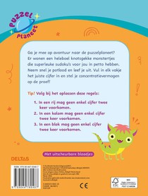 Puzzelplaneet - Supercoole sudoku's achterzijde