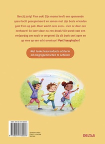 Leesboek voor beginnende lezers - Hoera, ik ben jarig achterzijde