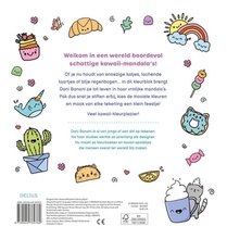 Kawaii Mandala kleurpret achterzijde