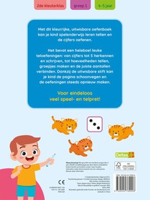 Oefenpret met uitwisbare stift - Allereerste teloefeningen achterzijde