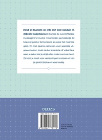 Budgetplanner achterzijde